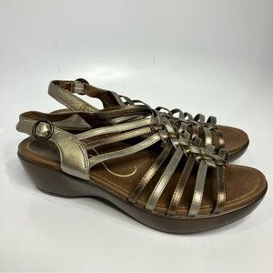 Dansko metallic sandals size 39